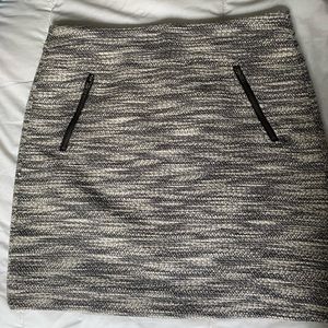 LOFT tweed mini skirt